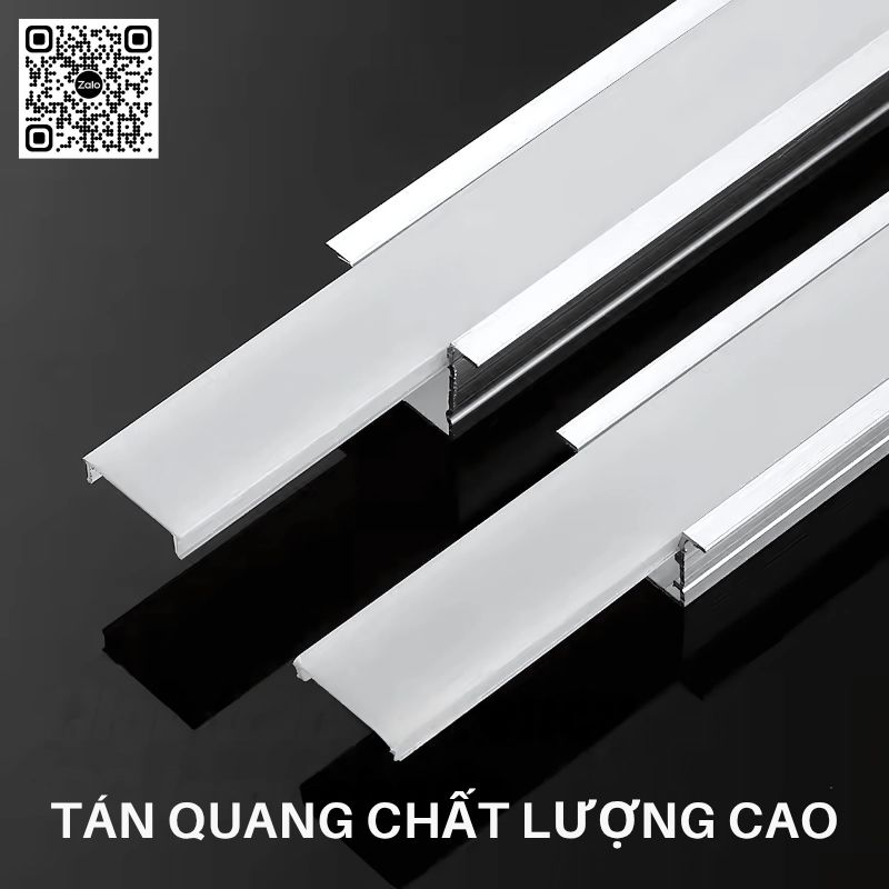 Thanh nhôm âm trần - âm tường Profile LED